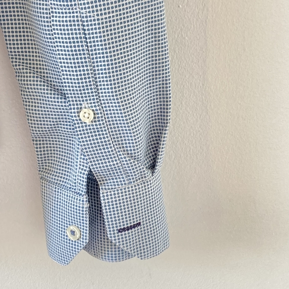 Preloved Zara Man Plaid Office Cocktail Slim Fit Dress Shirt - Size Small - Picture 9 of 14